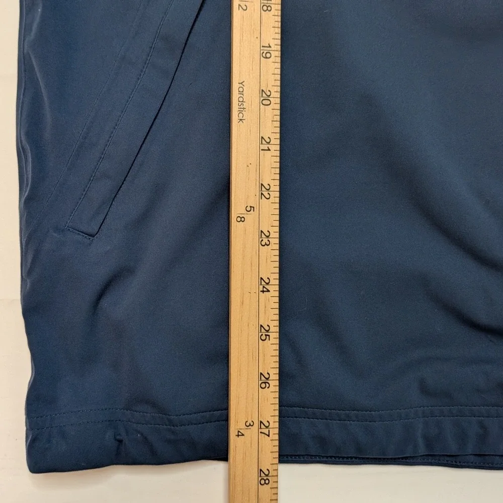 Adidas RAIN.RDY Golf Rain Jacket Men's M Navy Blue Waterproof 1/4 Zip Pullover